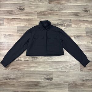 Beyond Yoga Midtown Cropped Jacket in Black Size Small